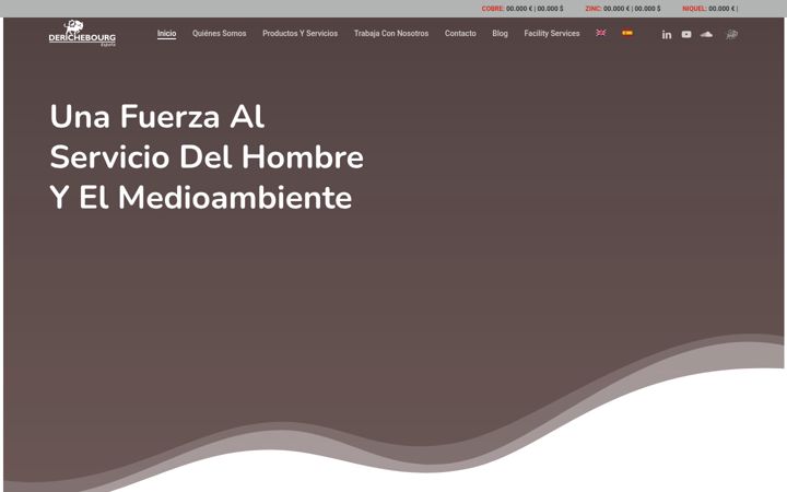 Screenshot of derichebourgespana.com