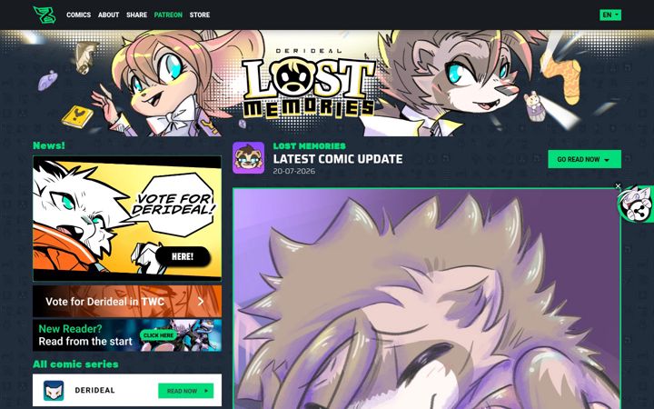 Screenshot of derideal.com