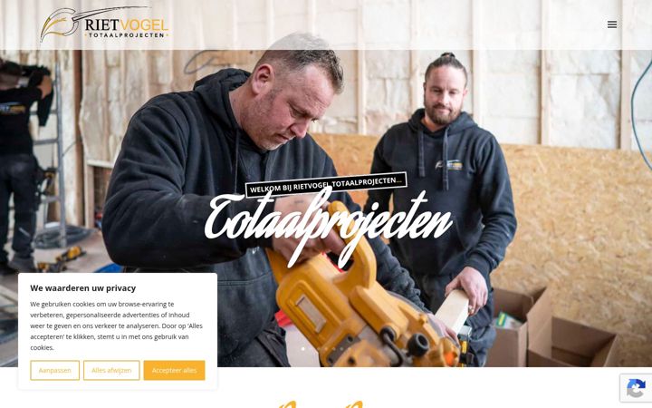 Screenshot of derietvogel.nl