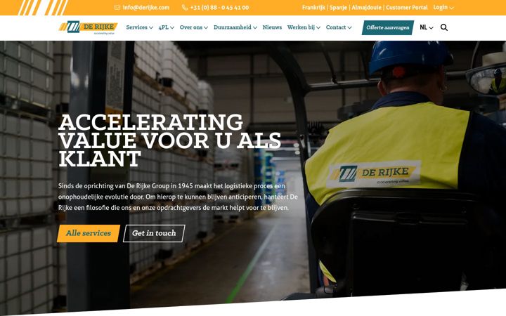 Screenshot of derijke.com