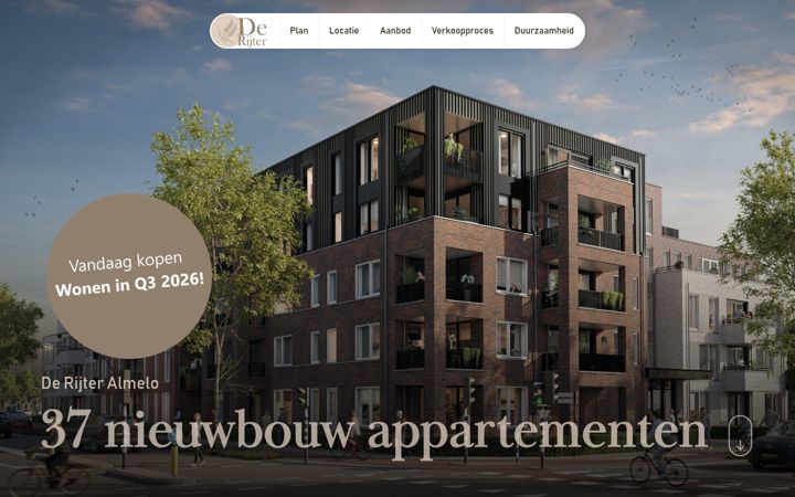 Screenshot of derijteralmelo.nl