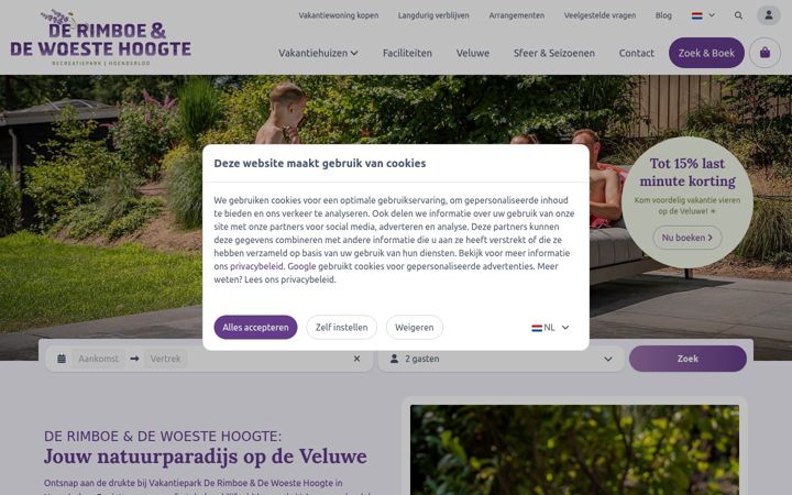 Screenshot of derimboe.nl