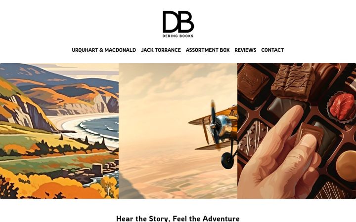 Screenshot of deringbooks.com