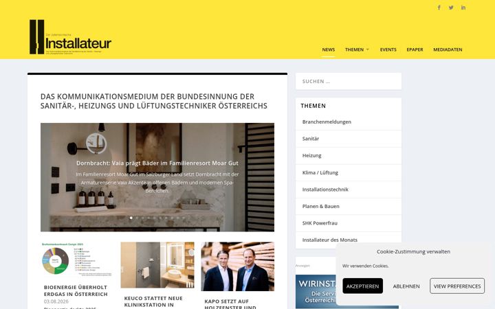 Screenshot of derinstallateur.at