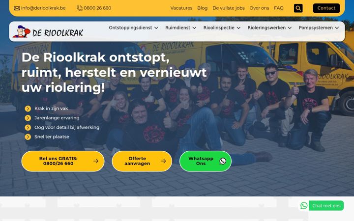 Screenshot of derioolkrak.be