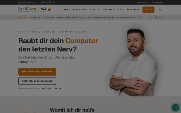 Screenshot of deritguru.com