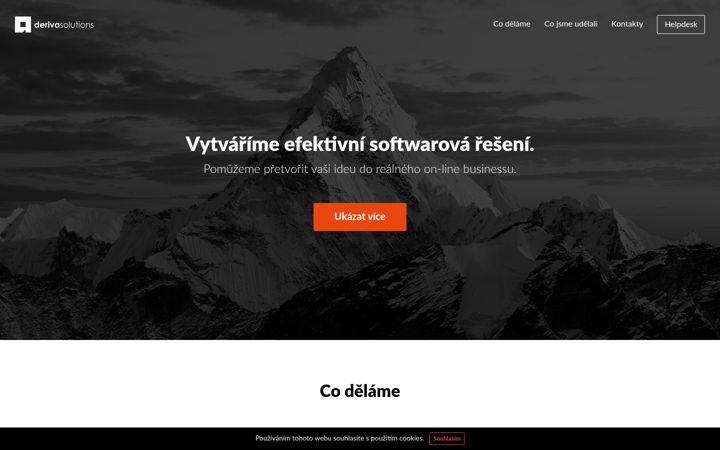 Screenshot van deriva.cz
