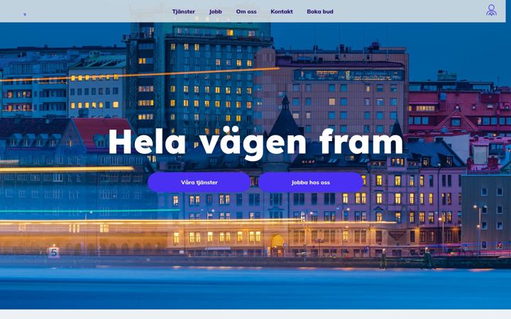 Screenshot of derivegroup.se