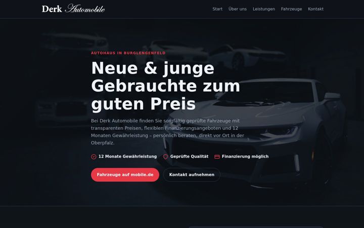 Ekrānuzņēmums no derk-automobile.de
