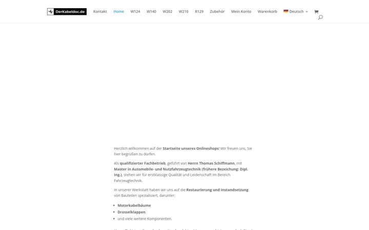Ekrānuzņēmums no derkabeldoc.de