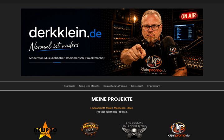 Ekraanipilt saidist derkklein.de