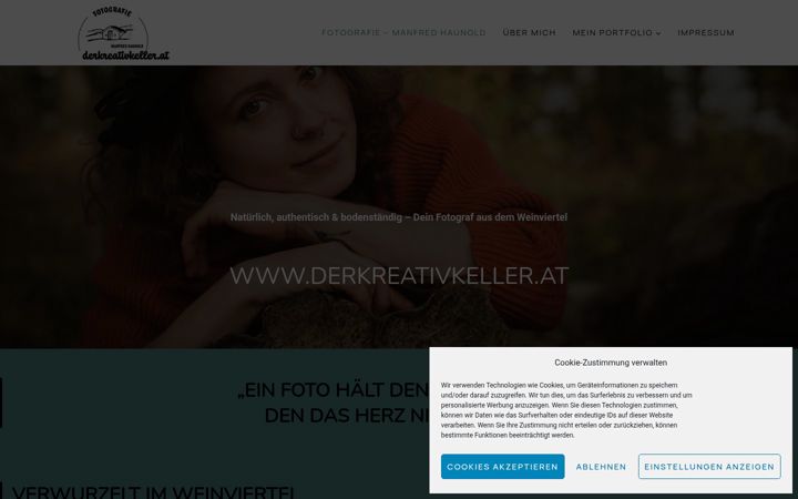 Screenshot of derkreativkeller.at