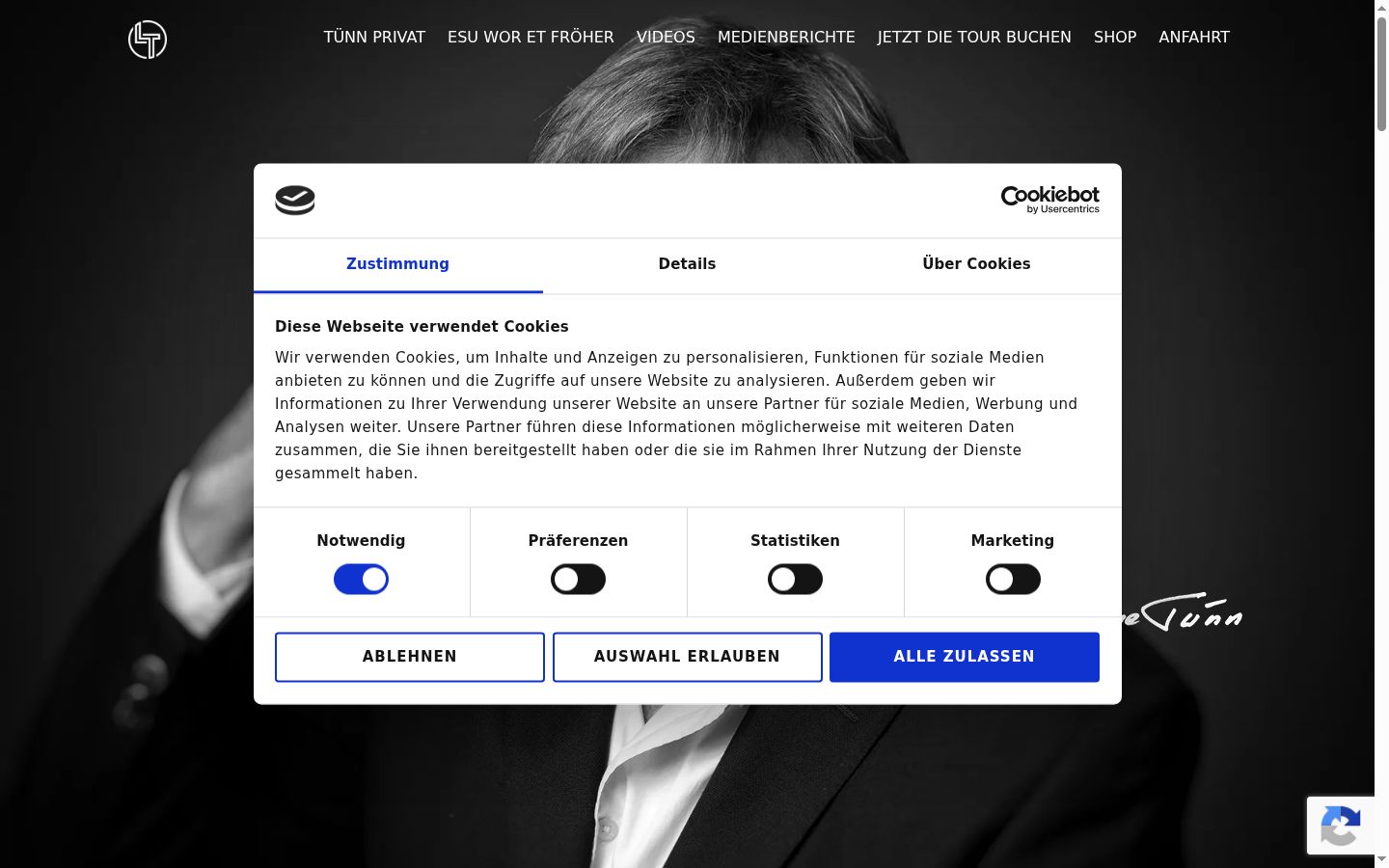 Zrzut ekranu banera zgody wyświetlanego przed jakąkolwiek interakcją