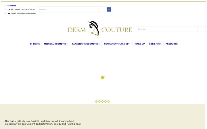 Skærmbillede af derm-couture.de
