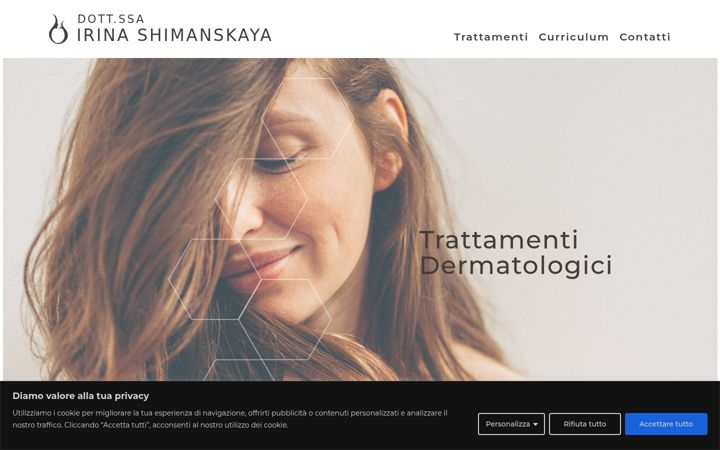 Screenshot of derm-irina.it