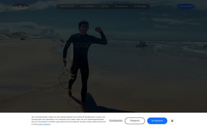 Screenshot of derm.nl
