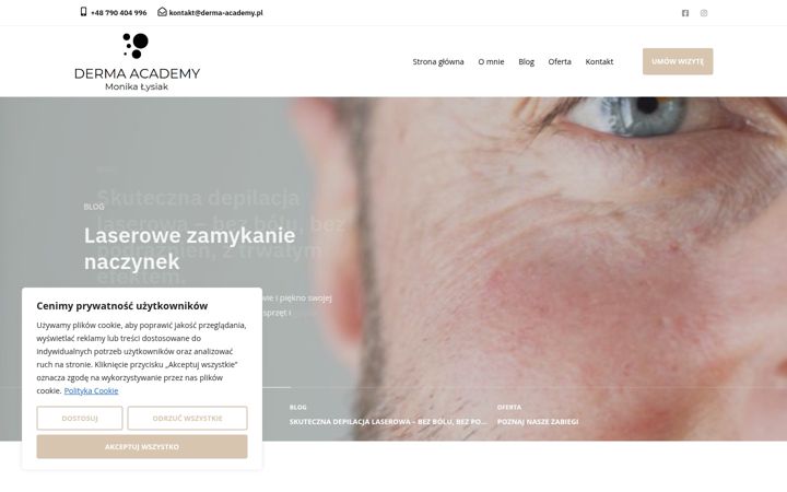 Ekrano kopija derma-academy.pl