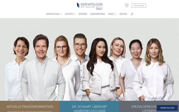 Captura de ecrã de derma-neuerwall.de