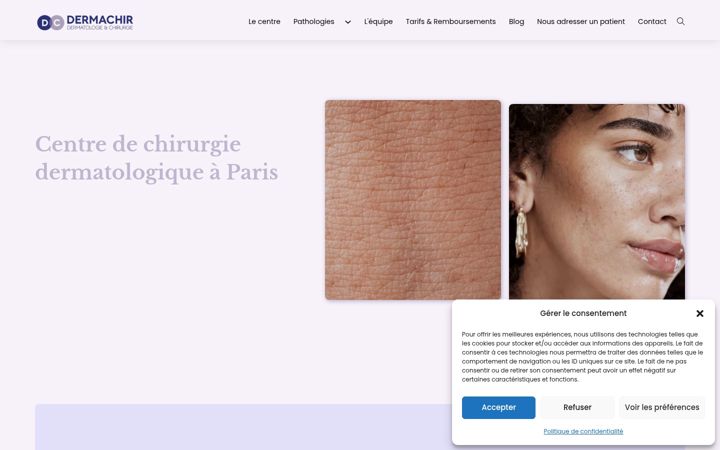 Screenshot of dermachir.com