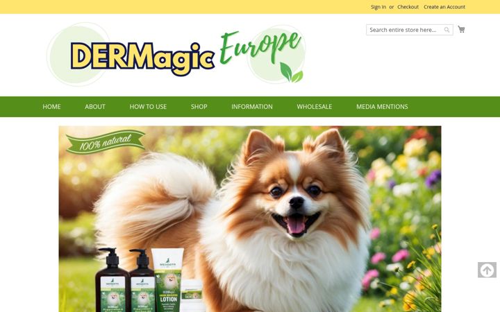 Screenshot of dermagic.eu