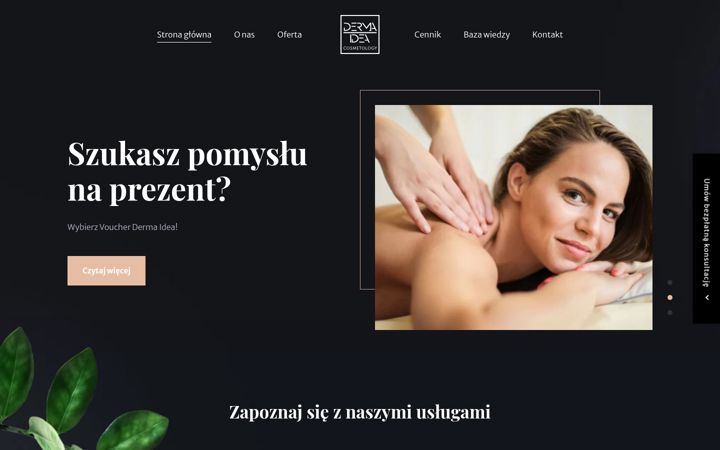 Ekrano kopija dermaidea.pl