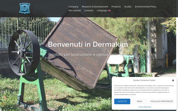 Ekrānuzņēmums no dermakim.it