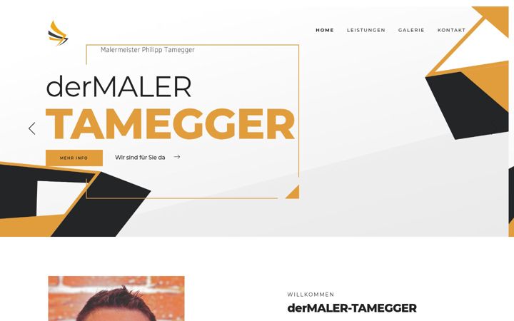 Screenshot of dermaler-tamegger.at