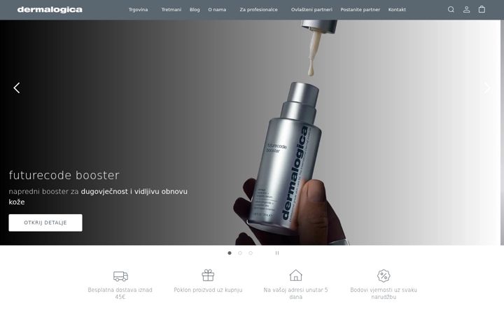Screenshot ta' dermalogica.hr