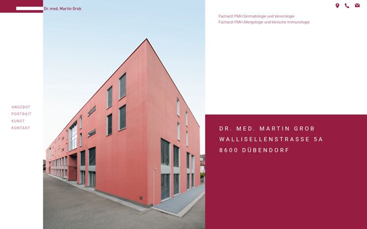 Screenshot of dermapraxis-duebendorf.ch