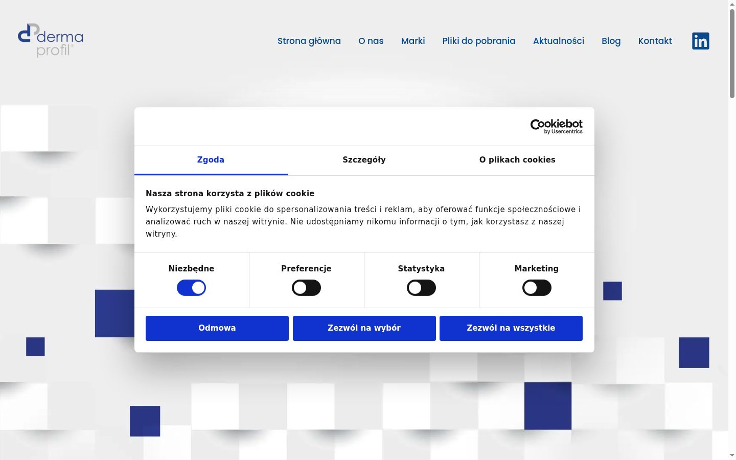 Sutikimo reklamjuostės, rodytos prieš bet kokią sąveiką, ekrano kopija