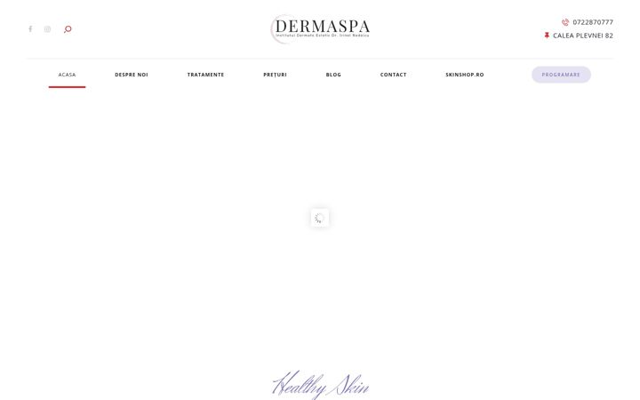 Ekrānuzņēmums no dermaspa.ro