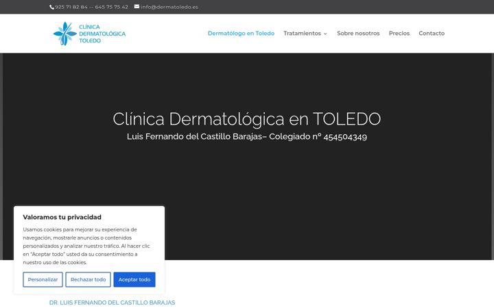 Skjermbilde av dermatoledo.es