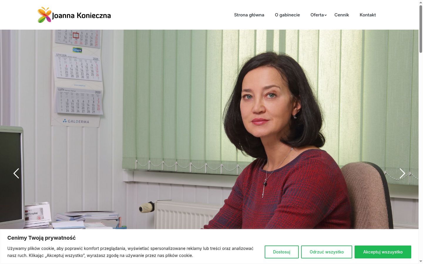 Sutikimo reklamjuostės, rodytos prieš bet kokią sąveiką, ekrano kopija