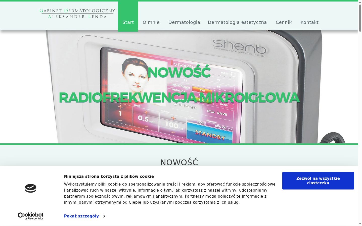 Sutikimo reklamjuostės, rodytos prieš bet kokią sąveiką, ekrano kopija