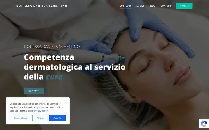 Screenshot von dermatologadanielaschettino.it