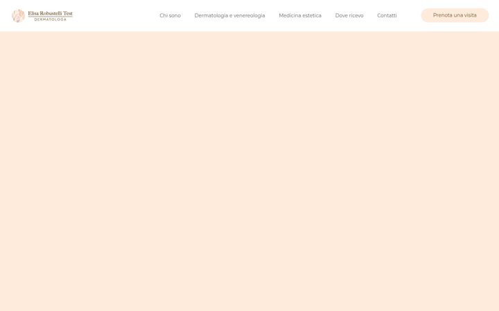 Screenshot von dermatologarobustelli.it