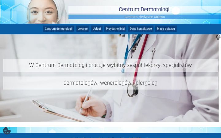 Captură de ecran a dermatologia.pl