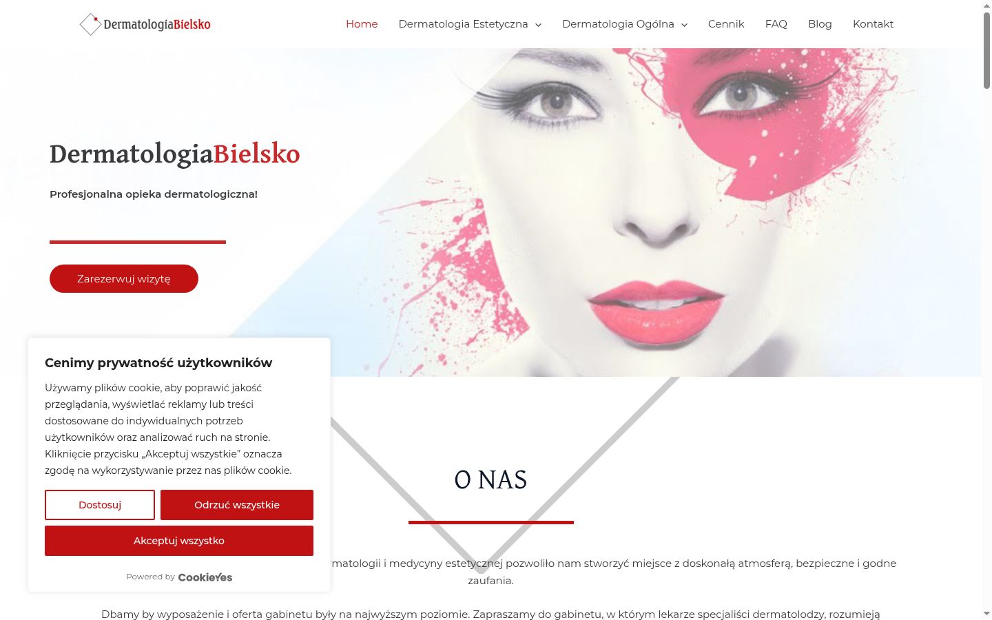 Sutikimo reklamjuostės, rodytos prieš bet kokią sąveiką, ekrano kopija