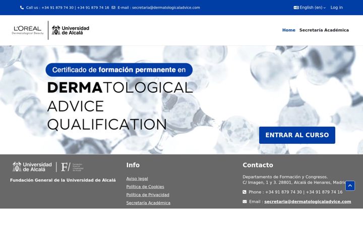 Screenshot of dermatologicaladvice.com