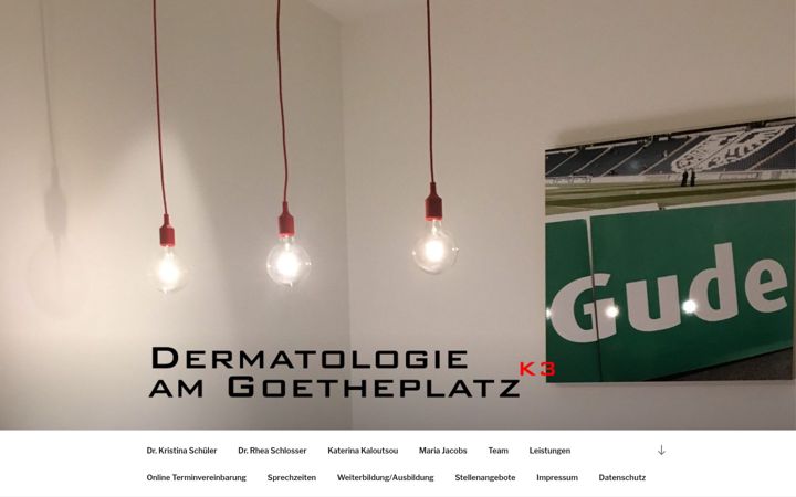 Ekrānuzņēmums no dermatologie-ffm.de