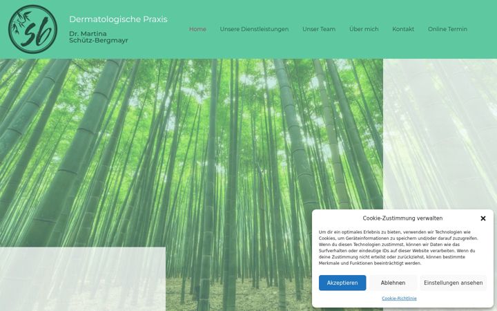 Screenshot of dermatologie-linz.at