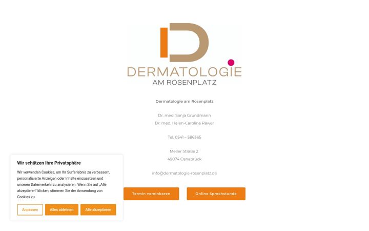 Ekrānuzņēmums no dermatologie-rosenplatz.de