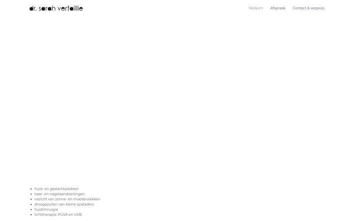 Screenshot of dermatoloogleuvenwilsele.be
