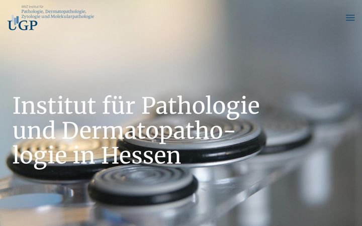 Screenshot of dermatopatho-frankfurt.de
