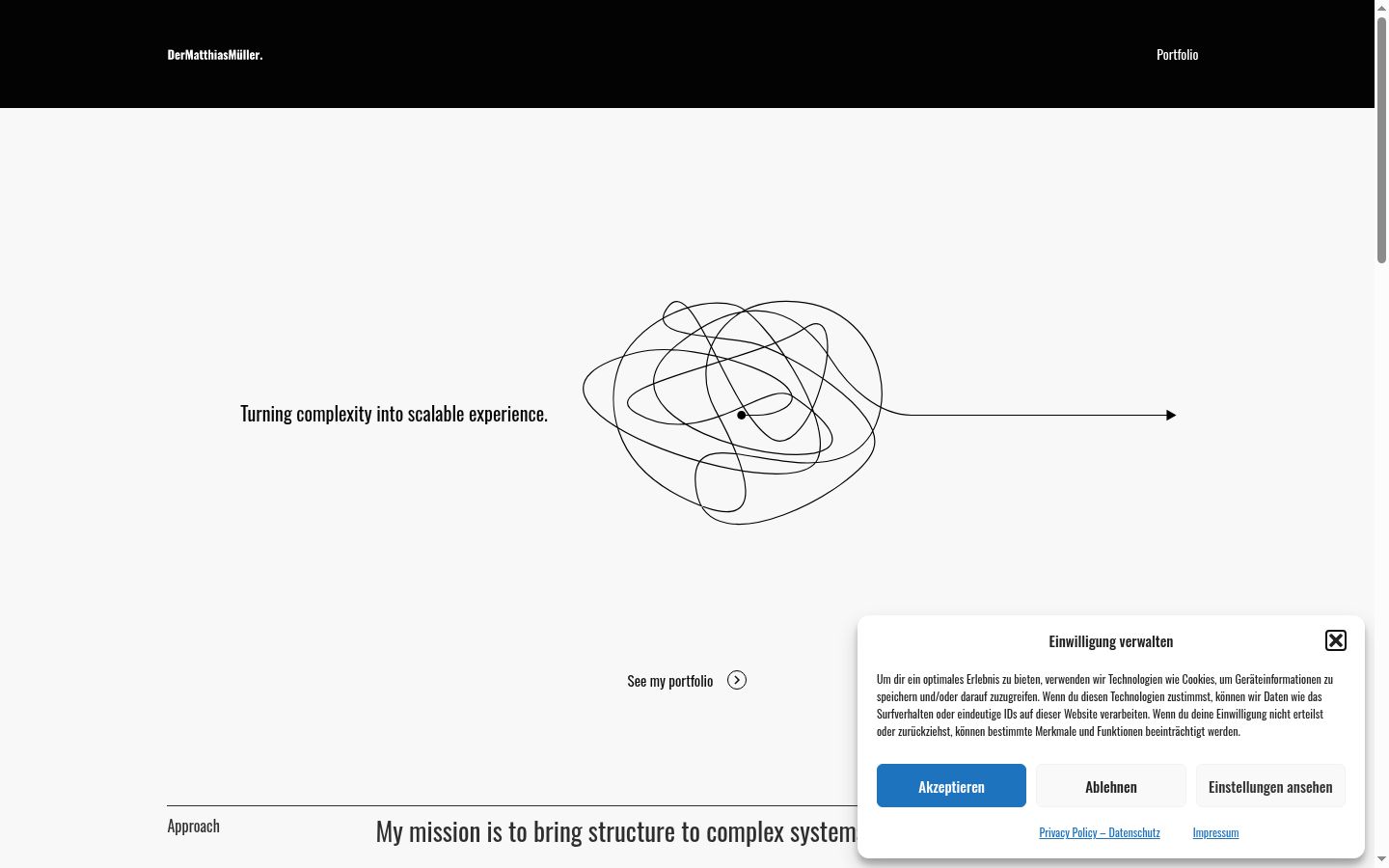 Capture d'écran de la bannière de consentement affichée avant toute interaction