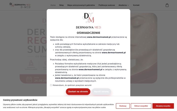 Captură de ecran a dermavivamed.pl