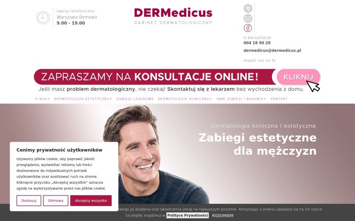 Screenshot of dermedicus.eu