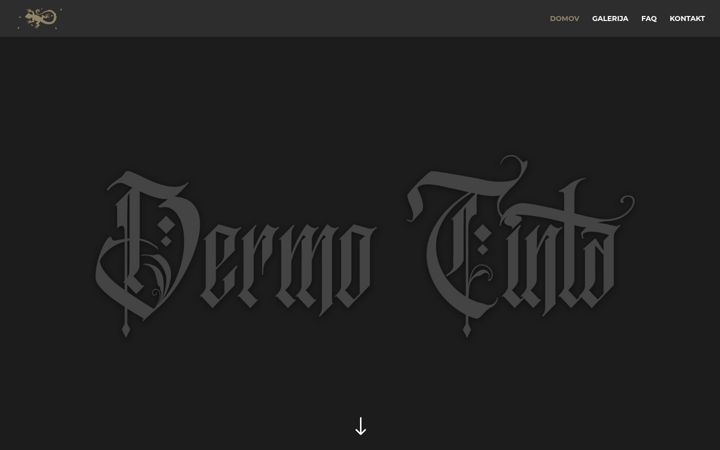 Screenshot of dermo-tinta.com