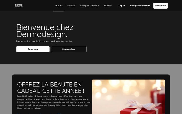 Screenshot von dermodesign.fr