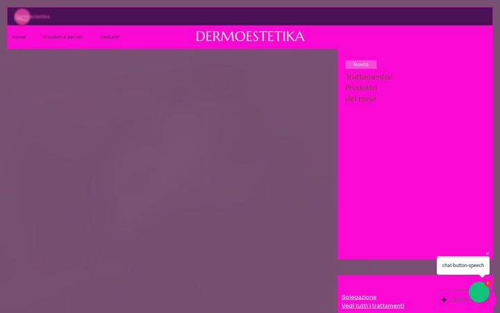 Screenshot of dermoestetikapesaro.com
